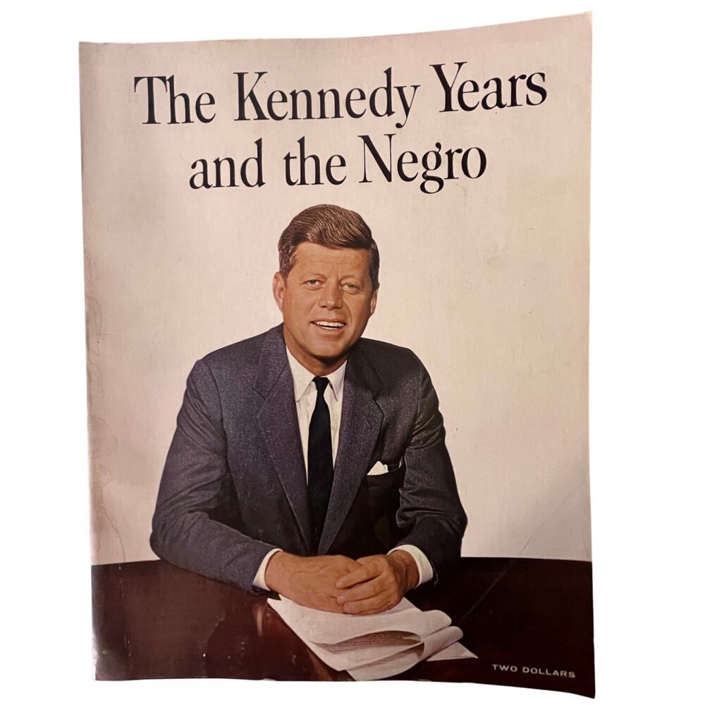 1964 Kennedy Years Negro JFK Civil Rights Black History Johnson Publishing Book